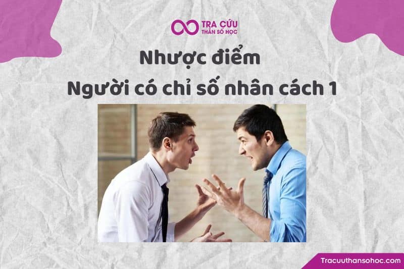 Nhược điểm của người có chỉ số nhân cách 1