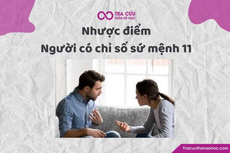 Nhược điểm chỉ số sứ mệnh 11