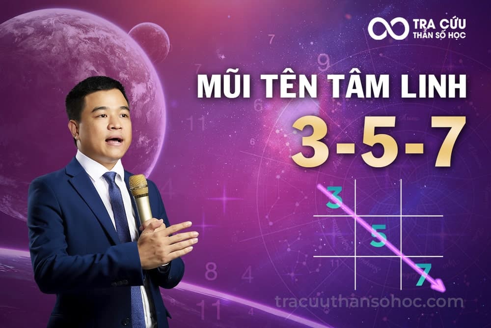 Mũi tên 357 trong thần số học là gì? Ý nghĩa mũi tên 3-5-7 như thế nào?