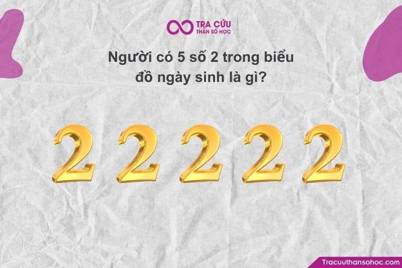 Người sở hữu 5 con số 2 trong biểu đồ ngày sinh là một trường hợp cực kỳ hiếm gặp và đặc biệt.