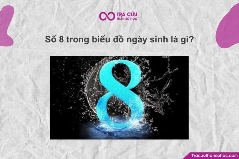 Số 8 trong biểu đồ ngày sinh là gì?