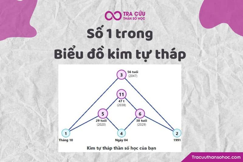 Số 1 trong biểu đồ kim tự tháp